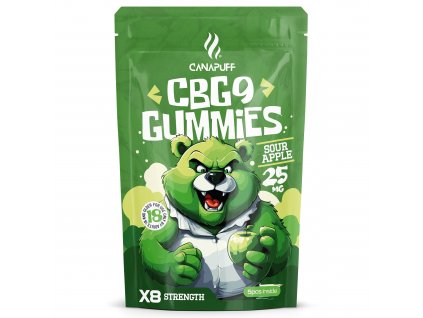 cbg9 gummies sour apple render