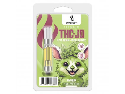 thc jd live resin kush mintz cartridge render