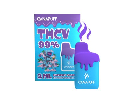 Blueberry Cookies 99% THCv - Jednorázovka - 2ml - Canapuff
