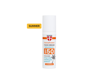 CannaProtect - Skin cream SPF50 with hemp, 50ml - Palacio