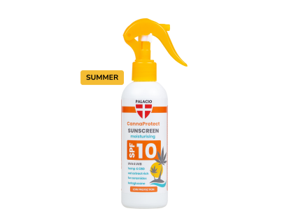 Canna Protect - Sunscreen Lotion SPF 10 with hemp, 200 ml - Palacio