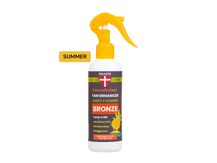 CannaProtect – Körperlotion zur Förderung der Bräune mit Hanf, 200 ml – Palacio