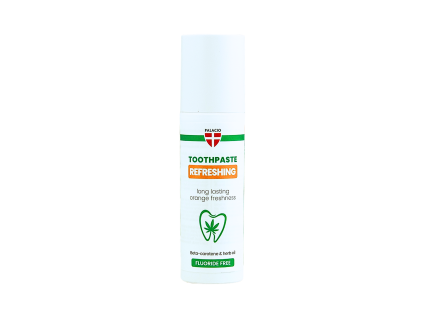 Refreshing toothpaste with hemp and orange oil, 50ml - Palacio