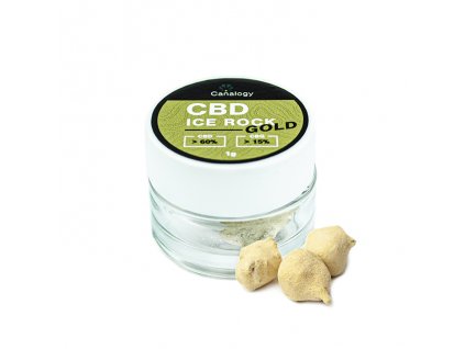 CBD IceRock Gold 60% CBD, 15% CBG (Gramáž 1g)