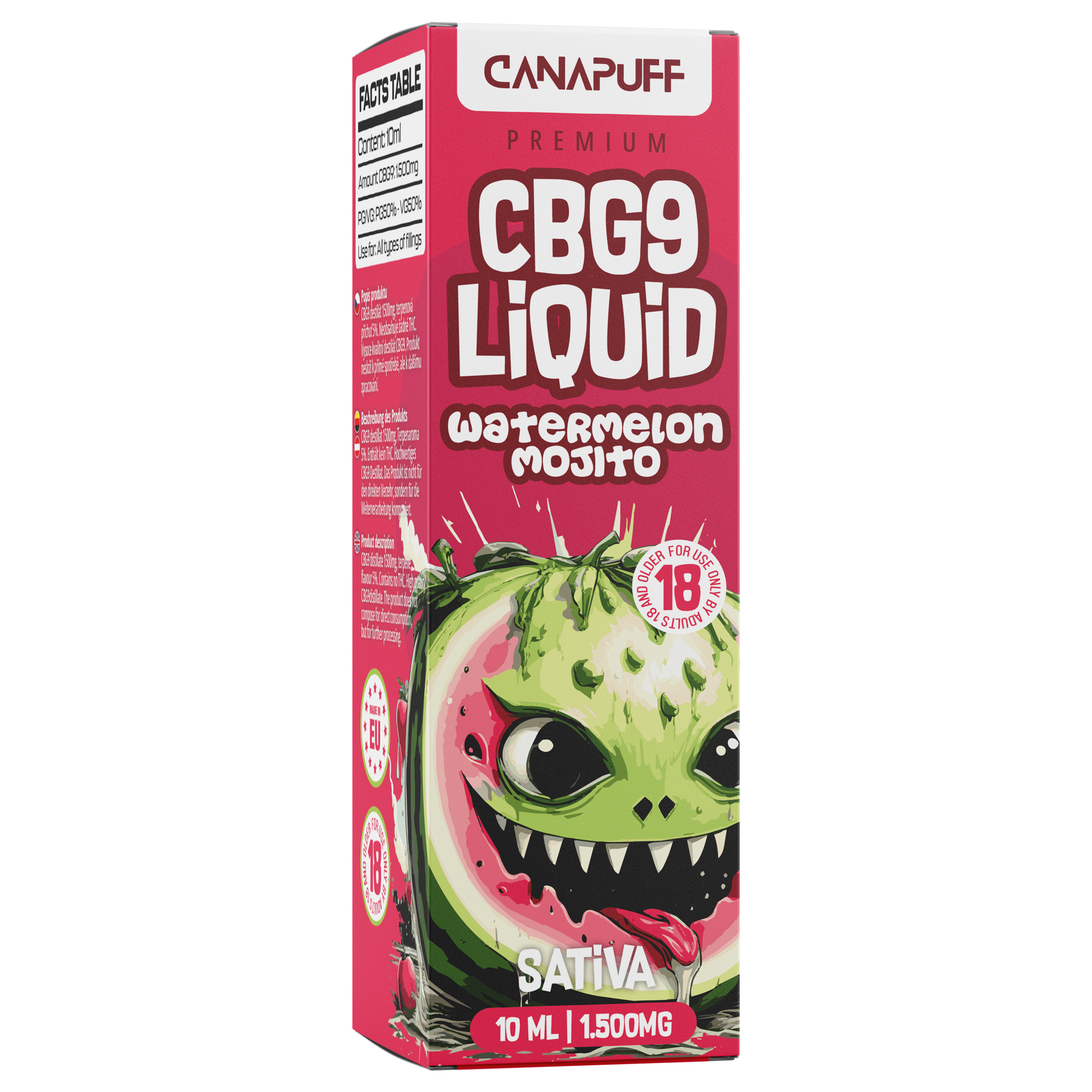 CBG9 Flüssiger Wassermelonen-Mojito 🍉 | Canapuff