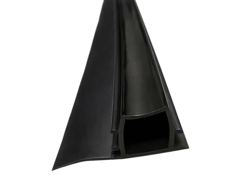 CERANO - Těsnící lišta pro sprchové dveře Varone, Orso - černá