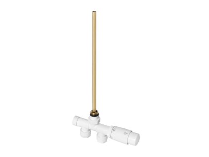 390681 cerano pripojovaci sada radiatoroveho ventilu s termostatickou hlavici jednobodova bila leskla