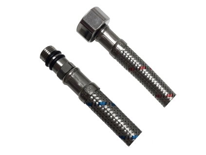 CERANO - Flexibilní připojovací hadice stojánkové baterie M10x3/8" - nerez - 80 cm - 2ks