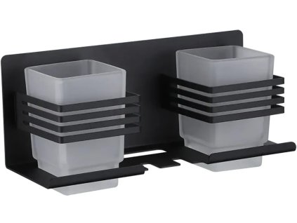 4d3acc46aca751be6fa6836b0cdf8994be674424 cerano nastenny samolepici drzak na zubni kartacky a kelimky lero cerna matna (1)