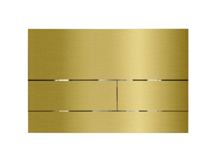 CERANO - Ovladací tlačítko WC modulů Lite/Line - nerezová ocel - kartáčovaná zlatá