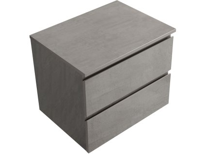 663112 4 cerano koupelnova skrinka carole s deskou pod umyvadlo 18 mm betonove seda 71x49 8x46 5 cm