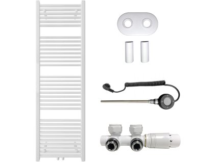 663700 cerano koupelnovy radiatorovy set lincoln kombinovane vytapeni wifi tyc stredove pripojeni 50 mm 484w bila matna 1600x500 mm