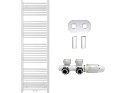 663835 cerano koupelnovy radiatorovy set lincoln ustredni vytapeni stredove pripojeni 50 mm 484w bila leskla 1600x500 mm