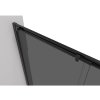 CERANO - Sprchové posuvné dveře Varone POINT L/P - 6 mm - černá matná, grafitové sklo - 90x195 cm