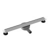 CERANO - Sprchový odtokový žlab Slim, sifon otočný 360° - nerez - DN40 - 104 cm