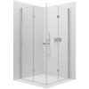CERANO - Sprchový kout Volpe Duo L/P - 6 mm - chrom, transparentní sklo - 60x60x190 cm - zalamovací