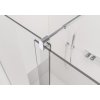 CERANO - Sprchová zástěna Walk-in Medin L/P - 8 mm - chrom, transparentní sklo - 130x195 cm - dvoudílná posuvná