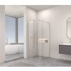 CERANO - Sprchový kout Orso L/P - 5 mm - čtvrtkruh - R550 - chrom, transparentní sklo - 80x80x195 cm - posuvný