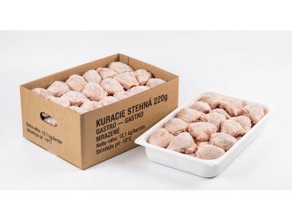 kuracie stehna 220g gastro mrazene 12 1kg karton