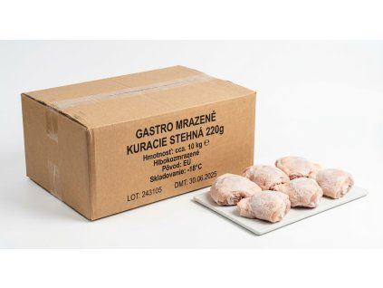 kuracie stehna 220g gastro mrazene cca 10kg karton