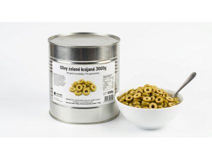 olivy zelene krajane plechovka 3000g
