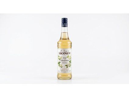 monin sirup elderflower cierna baza 0 7l