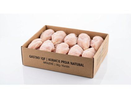 kuracie prsia natural gastro iqf mrazene 5kg karton