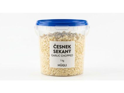 cesnek sekany garlic chopped 1kg hugli