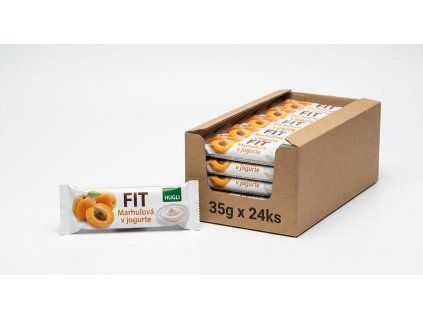 fit marhulova v jogurte 35g x 24ks hugli