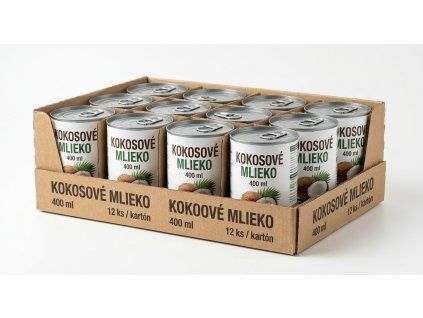 kokosove mlieko 400 ml 12ks karton