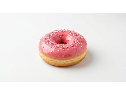 donut s polevou s jahodovou prichutou 56g 60ks
