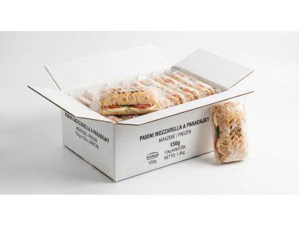 panini mozzarella a paradajky mrazene 150g 12ks karton