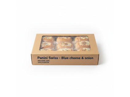 panini swiss blue cheese a onion mrazene 120g 12ks karton