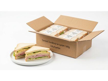 cafe snack sendvic sunkovy so syrom 160g 12ks karton