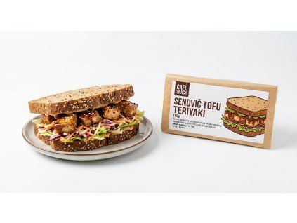 cafe snack sendvic tofu teriyaki 180g 12ks karton