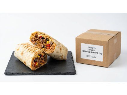 cafe snack wrap hovadzie burrito 175g 12ks karton