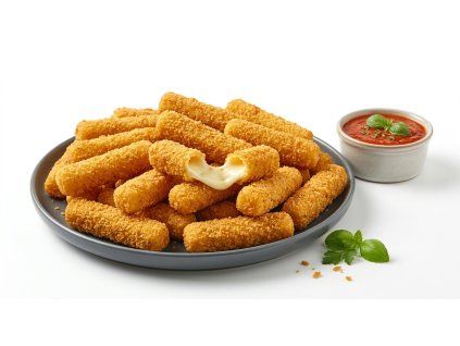breaded mozzarella cheese sticks syrove tycinky mozarella v struhanke 1kg 35 40
