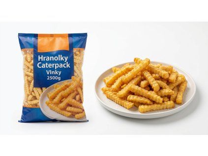 caterpack crinkle hranolky caterpack vlnky 2500g