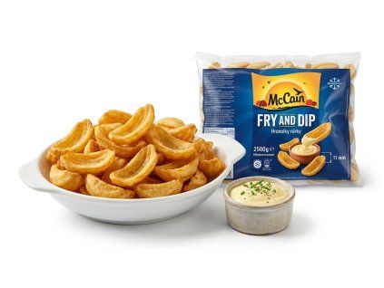 mccain fry and dip hranolky rurky 2500g