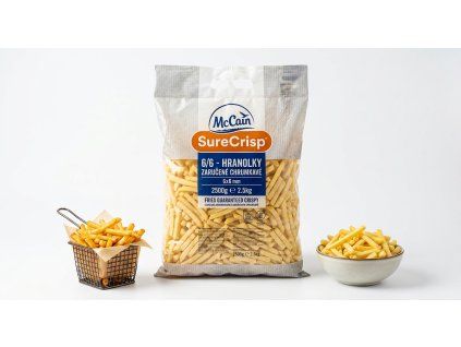mccain surecrisp 6 6 hranolky zarucene chrumkave 6x6 mm 2500g