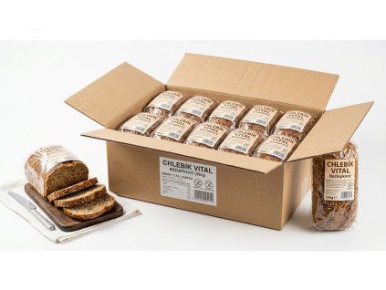 chlebik vital bezlepkovy 350g 12 ks karton