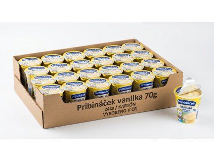 pribinacek vanilka 70g 24ks karton