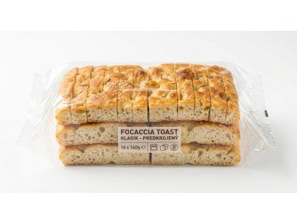 focaccia toast klasik predkrojeny 16x140g