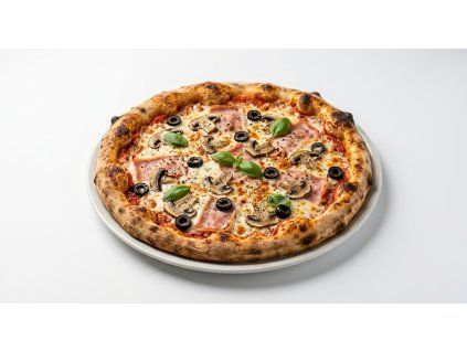 pizza capriciosa 500g mozarella sunka sampiony olivy