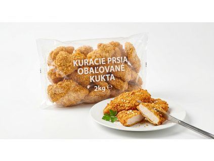 kuracie prsia obalovane kukta cca 100g ks 2kg bal