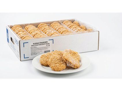 kuraci burger obalovany mrazeny 60x95g