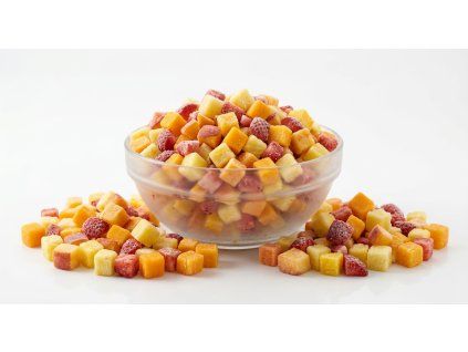 brunoise ovocie mrazene ardo 2 5kg broskyna jahoda mango ananas