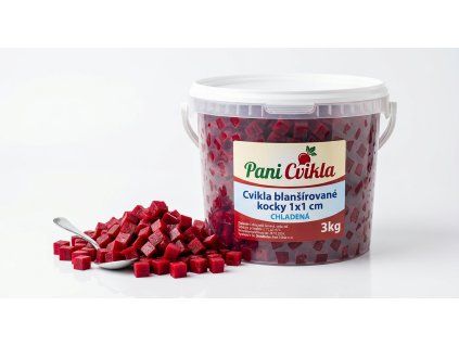 pani cvikla cvikla blansirovane kocky 1x1 cm chladena 3kg
