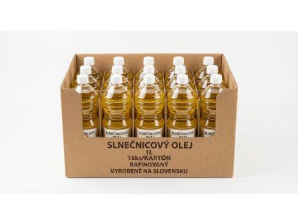slnecnicovy olej 1l 15ks karton