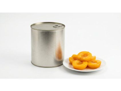 broskyne polovicky 2500g kompot 6ks karton